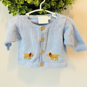 Little English Light Blue Knit Cardigan